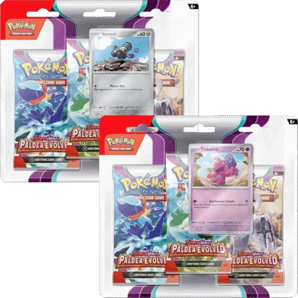 Scarlet and Violet: Paldea Evolved - 3 Pack Blister (Set of 2)