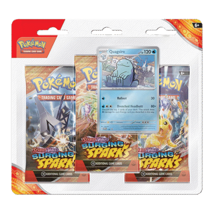 Scarlet & Violet: Surging Sparks - 3 Booster Blister [Quagsire]
